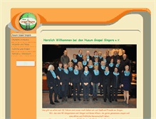 Tablet Screenshot of husum-gospelsingers.de